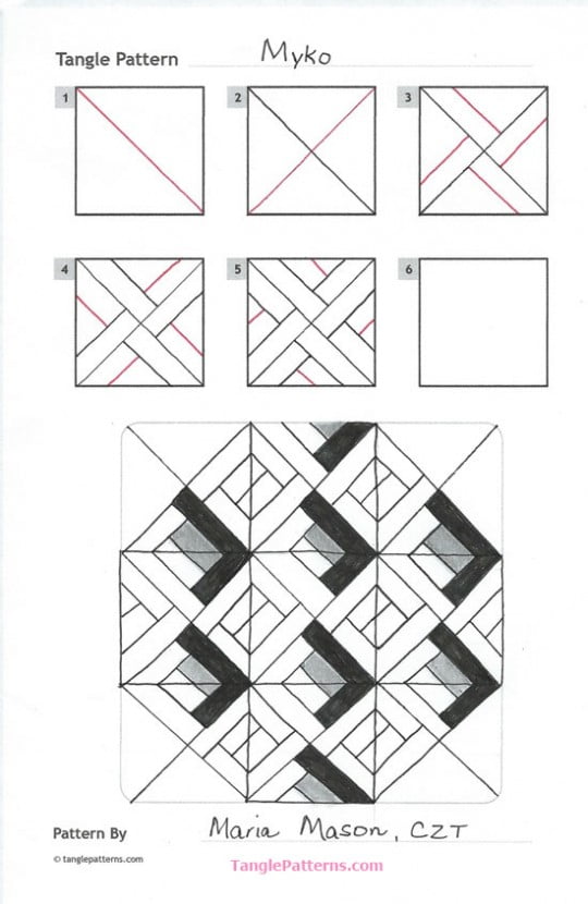 How to draw MYKO « TanglePatterns.com