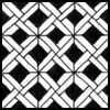 Zentangle pattern: Myko