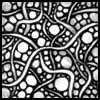 Zentangle pattern: Mysteria. Image © Linda Farmer and TanglePatterns.com. ALL RIGHTS RESERVED. You may use this image for your personal non-commercial reference only. The unauthorized pinning, reproduction or distribution of this copyrighted work is illegal.