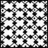 Zentangle pattern: N-Meshed