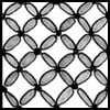 Zentangle pattern: Netting