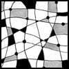Zentangle pattern: Neuron