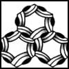 Zentangle pattern: Nudora. Image © Linda Farmer and TanglePatterns.com. ALL RIGHTS RESERVED. You may use this image for your personal non-commercial reference only. The unauthorized pinning, reproduction or distribution of this copyrighted work is illegal.
