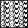 Zentangle pattern: Nuwave