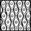 Zentangle pattern: (O)