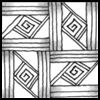 Zentangle pattern: Olla. Image © Linda Farmer and TanglePatterns.com. ALL RIGHTS RESERVED. You may use this image for your personal non-commercial reference only. The unauthorized pinning, reproduction or distribution of this copyrighted work is illegal.