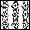 Zentangle pattern: Omen