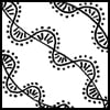 Zentangle pattern: Organza