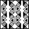 Zentangle pattern: Pampa. Image © Linda Farmer and TanglePatterns.com. ALL RIGHTS RESERVED. You may use this image for your personal non-commercial reference only. The unauthorized pinning, reproduction or distribution of this copyrighted work is illegal.
