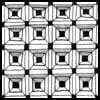 Zentangle pattern: Panthe