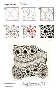 How to draw PATIENCE « TanglePatterns.com