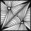 Zentangle pattern: Peec. Image © Linda Farmer and TanglePatterns.com. ALL RIGHTS RESERVED. You may use this image for your personal non-commercial reference only. The unauthorized pinning, reproduction or distribution of this copyrighted work is illegal.