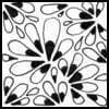 Zentangle pattern: Petals. Image © Linda Farmer and TanglePatterns.com. ALL RIGHTS RESERVED. You may use this image for your personal non-commercial reference only. The unauthorized pinning, reproduction or distribution of this copyrighted work is illegal.