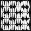 Zentangle pattern: Phen