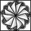 Zentangle pattern: Phicops