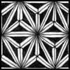 Zentangle pattern: Phroz