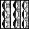 Zentangle pattern: Pia