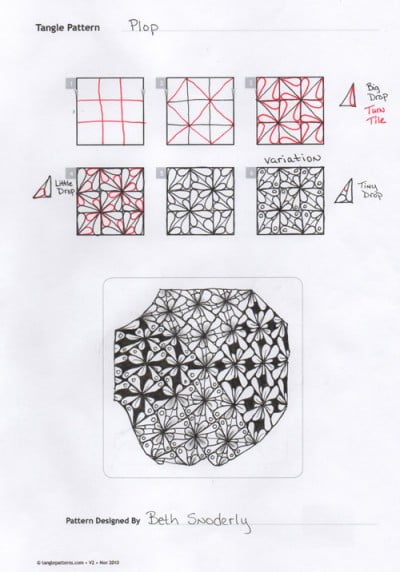 How to draw PLOP « TanglePatterns.com