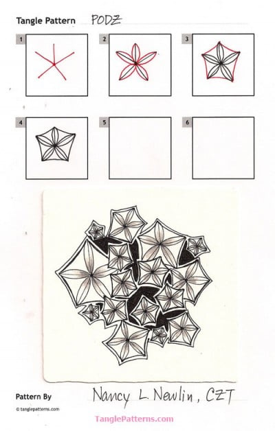 How to draw PODZ « TanglePatterns.com
