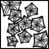Zentangle pattern: Podz. Image © Linda Farmer and TanglePatterns.com