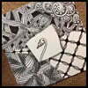 12 Days of Zentangle Day 1 tile