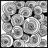 Zentangle pattern: Printemps