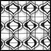 Zentangle pattern: Purze. Image © Linda Farmer and TanglePatterns.com. ALL RIGHTS RESERVED. You may use this image for your personal non-commercial reference only. The unauthorized pinning, reproduction or distribution of this copyrighted work is illegal.