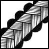 Zentangle pattern: Ragz