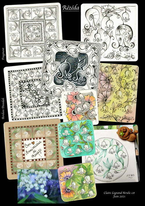 Folklore Quilt Squares Decoupage Mixed Media Art Paper (large)