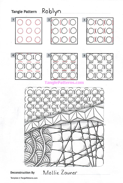 How to draw ROBLYN « TanglePatterns.com