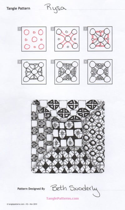 How to draw RYSA « TanglePatterns.com