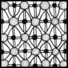 Zentangle pattern: Rysa