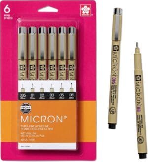 Find Sakura Micron Pens on Amazon
