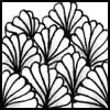 Zentangle pattern: Sanibelle. Image © Linda Farmer and TanglePatterns.com. ALL RIGHTS RESERVED. You may use this image for your personal non-commercial reference only. The unauthorized pinning, reproduction or distribution of this copyrighted work is illegal.
