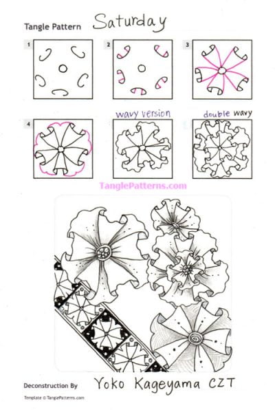 How to draw SATURDAY « TanglePatterns.com