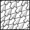 Zentangle pattern: Schway