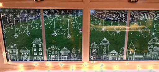 Zentangle®-Inspired Seasonal Window Decorations – Chalk Art Ideas and Tips from Cyndi Knapp