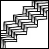 Zentangle pattern: Seven Steps. Image © Linda Farmer and TanglePatterns.com. ALL RIGHTS RESERVED. You may use this image for your personal non-commercial reference only. The unauthorized pinning, reproduction or distribution of this copyrighted work is illegal.