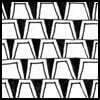 Zentangle pattern: Shing