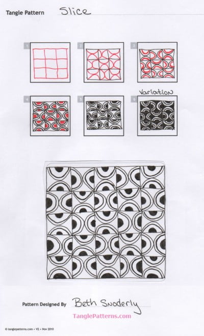 How to draw SLICE « TanglePatterns.com