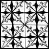 Zentangle pattern: Snag. Image © Linda Farmer and TanglePatterns.com