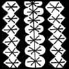 Zentangle pattern: Snowzag