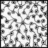 Zentangle pattern: Spawn