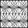 Zentangle pattern: Spiro. Image © Linda Farmer and TanglePatterns.com