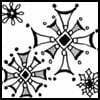 Zentangle pattern: Splish. Image © Linda Farmer and TanglePatterns.com. ALL RIGHTS RESERVED. You may use this image for your personal non-commercial reference only. The unauthorized pinning, reproduction or distribution of this copyrighted work is illegal.