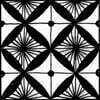 Zentangle pattern: Spokes