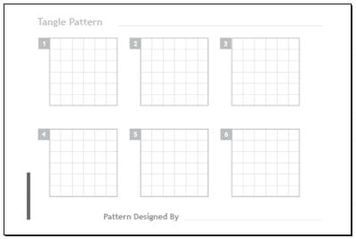 FREE and Easy Zentangle® Step-by-Step Patterns