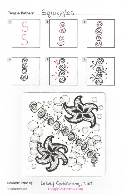 How to draw SQUIGGLES « TanglePatterns.com