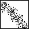 Zentangle pattern: Squiggles. Image © Linda Farmer and TanglePatterns.com. ALL RIGHTS RESERVED. You may use this image for your personal non-commercial reference only. The unauthorized pinning, reproduction or distribution of this copyrighted work is illegal.