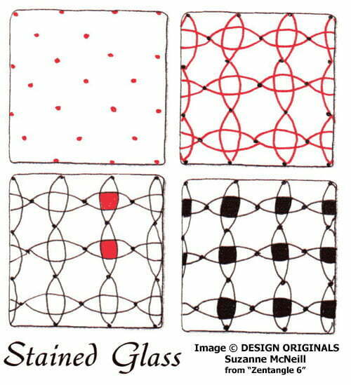 How to draw STAINED GLASS